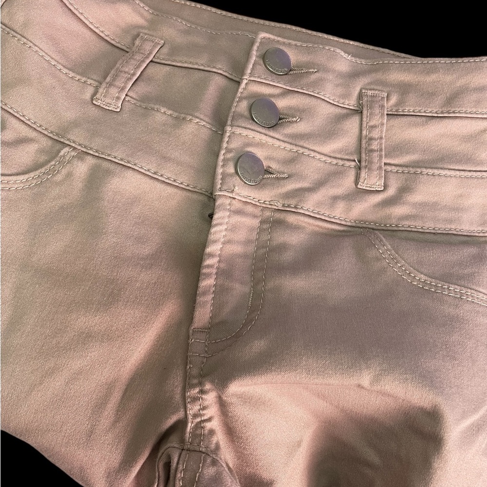 Pale Pink Three Button Jeans * Tinseltown * Size‎ 0 - Picture 12 of 14